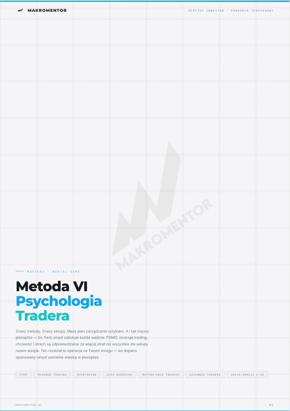 Metoda VI — Psychologia Tradera i Dziennik